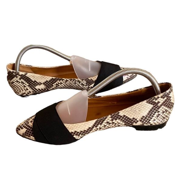 Tesori Snake Print Flats Size 9 - Picture 7 of 8